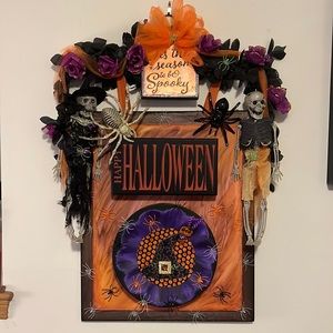 “ON HOLD FOR A SPECIAL POSHER” ONE IF A KIND HALLOWEEN WALL DECOR CREATED BY ME